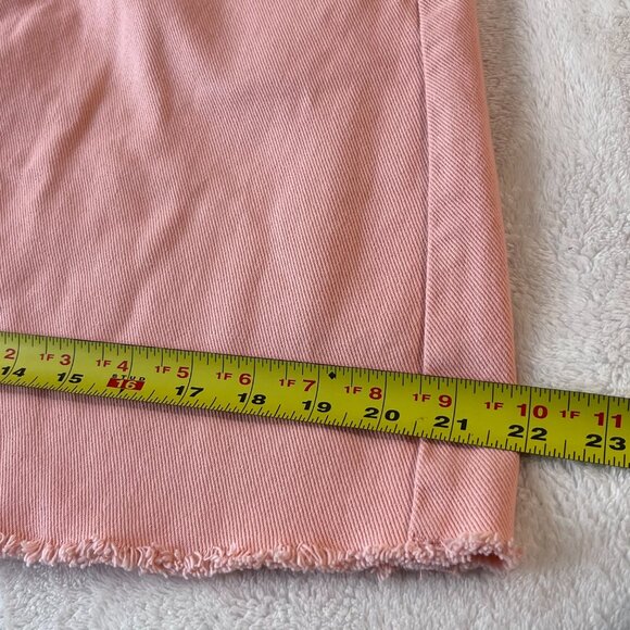 Sadie & Sage Pink Denim Raw Hem Skirt Size Medium - Picture 3 of 8